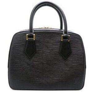 Louis Vuitton Sablon Handbag Epi Black